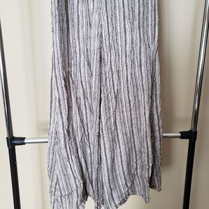 Boho Print Wide Leg Pants